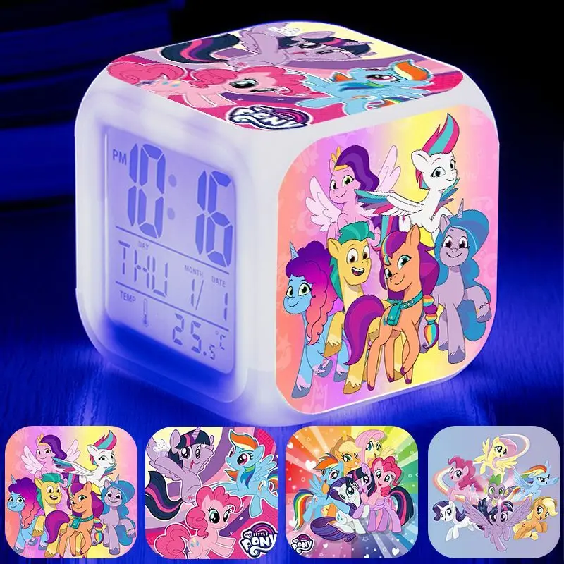 My Little Pony Fluttershy Twilight Sparkle студенческое общежитие светящийся будильник украшение