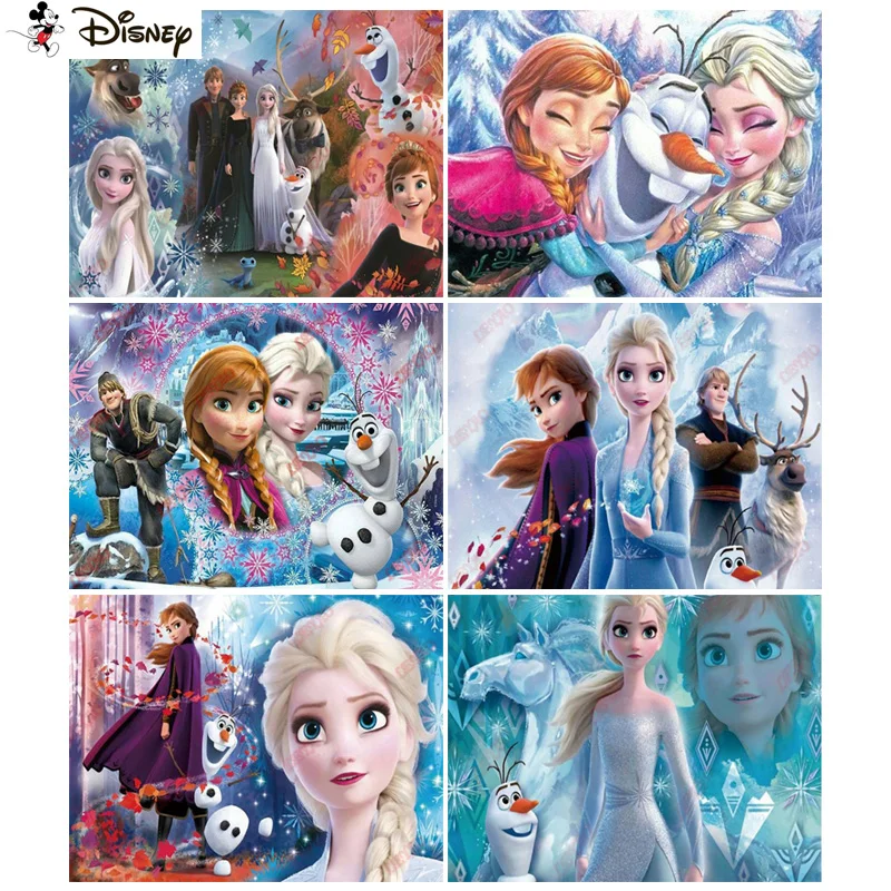 

Алмазная 5D картина «мультяшная принцесса», «сделай сам» Дисней, квадратная/круглая вышивка, полное украшение