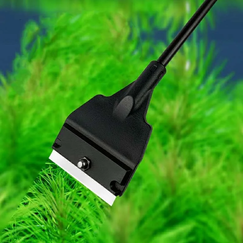 

Шпатель из нержавеющей стали, щетка для аквариума, скребок для водорослей, лезвие для чистки искусственной травы, набор для чистки