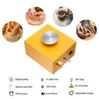 mini pottery wheel pottery machine 6 5cm 10cm turntable mini pottery machine electric pottery wheel diy clay tool