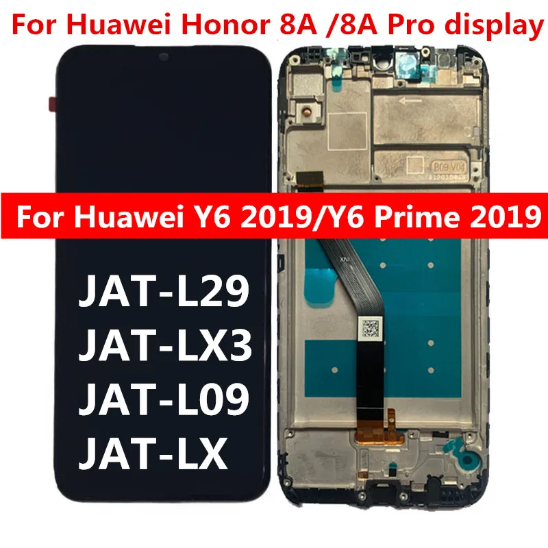 

LCD For Honor 8A JAT-L29/LX1/LX3 LCD Display Touch Screen Replacement For Honor 8 A Pro/Prime JAT-L41 Lcd Screen Spare Parts