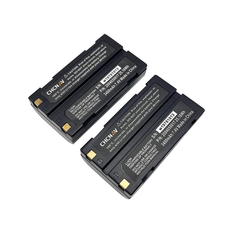 2 шт. Высококачественная батарея для GPS-навигатора модель GPS RTK 2004050017 мАч 3400 в |