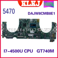 klkj dajw8cmb8e1 motherboard for dell vostro v5470 5439 5470 laptop motherboard with i7 4500u gt740m ddr3 original 100 working