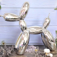 modern simple nordic living room exhibition hall bedroom wine cabinet decoration super large electroplated balloon dog decorativ