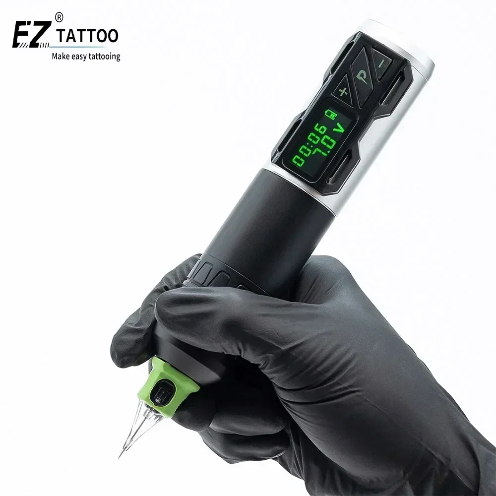 Тату-машинка с 2 аккумуляторами 3 5 мм швейцарский двигатель