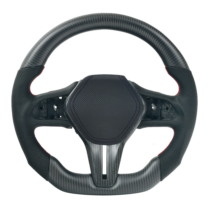 

Рулевое колесо из углеродного волокна для Infiniti Q60 Q50 2015-2022, ПЕРФОРИРОВАННОЕ кожаное Спортивное колесо на заказ