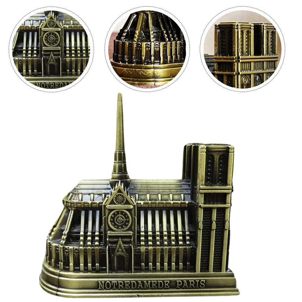 

Building Dame Famous Paris Notre De Model Figurine Decor Church Architecture Ornament Travel Gift Souvenirs France Cathedral