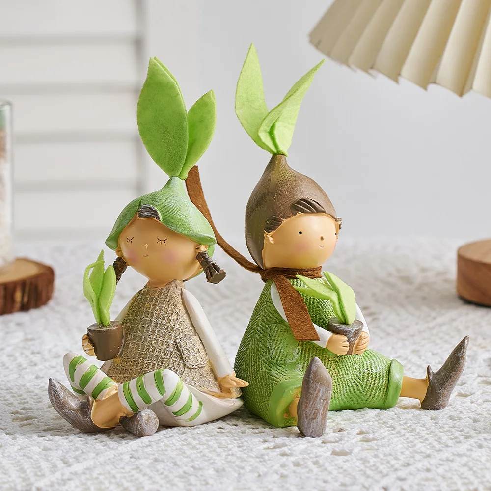 

Искусственный креативный домашний декор в пасторальном стиле, скульптуры и фигурки эльфов, аксессуары для дома, спальни, офиса, свадебный подарок
