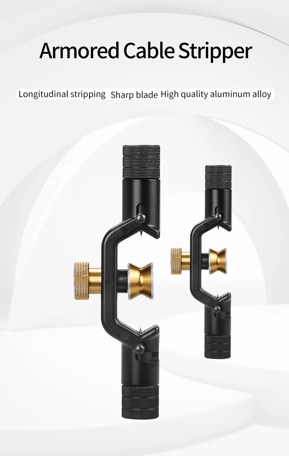 ACS-1 8-28.6mm Optical Cable Slitter Fiber Optic Stripping Tool Jacket Slitter Sheath Cutter