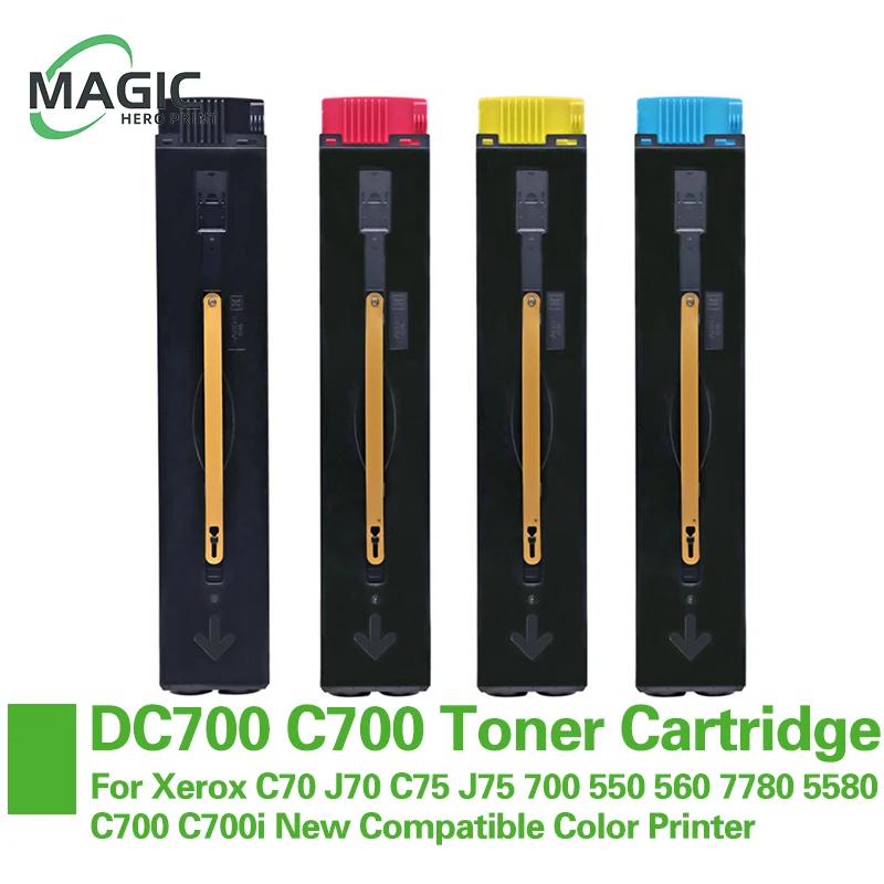 Фото Тонер-картридж DC700 C700 для Xerox C70 J70 C75 J75 700 550 560 7780 5580 C700 C700i, новый совместимый тонер-картридж для копировального аппарата №1