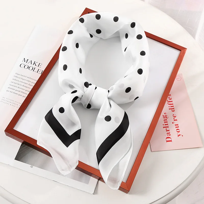 Рисунок 2 - Модный Шелковый атласный шарф для