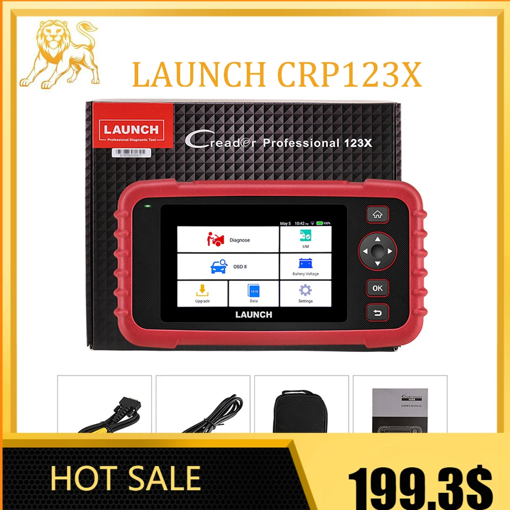 

LAUNCH X431 CRP123X OBD2 Car Scanner Diagnostic Tools obd2 lauch Engine ABS Airbag SRS AT Code Reader Auto VIN WIFI tools
