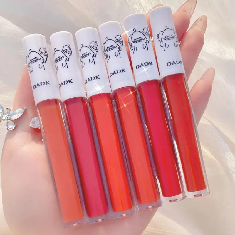 

Набор бархатных матовых блесков для губ, 6 шт., комбинированный тинт для губ, водостойкая долговечная жидкая помада, цвет губ, макияж губ, кос...