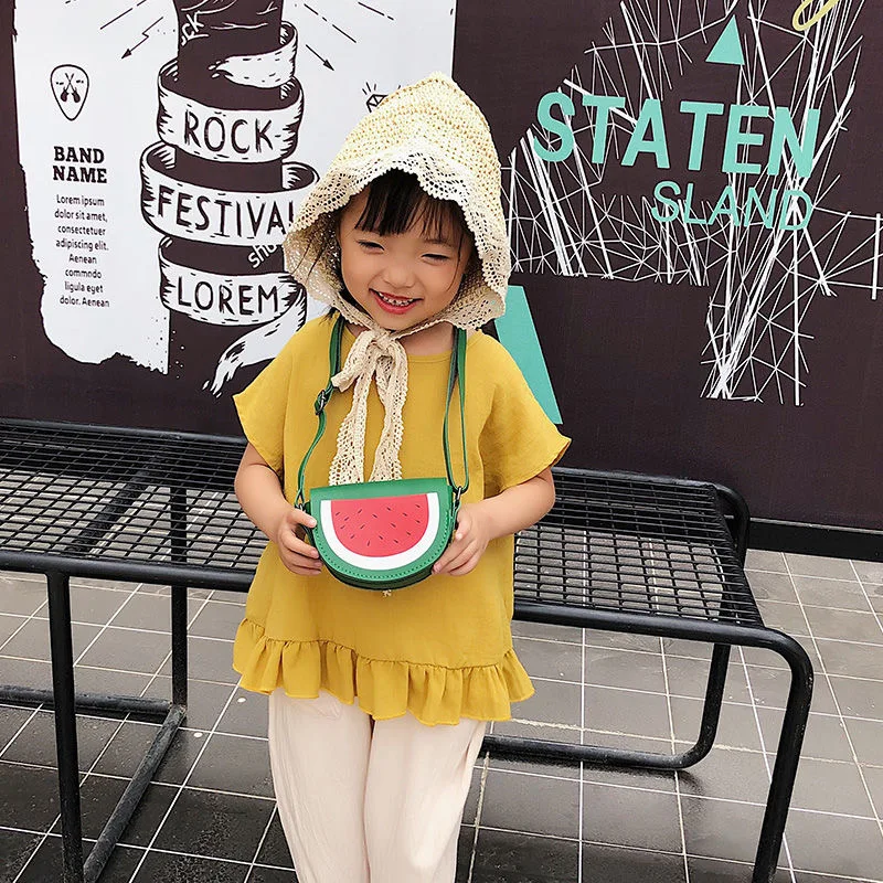 Мультяшные радужные маленькие сумки через плечо для девочек и мальчиков из