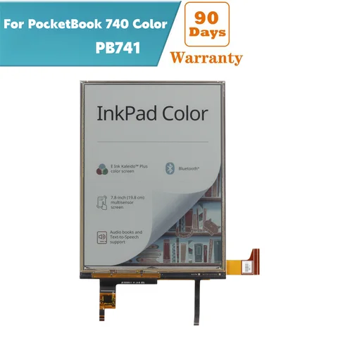 Оригинальный 7,8 дюймовый цветной чернильный экран EC078KH3 для PocketBook 740, цвет (чернильный цвет) pb741электронная книга, запасные части дисплея