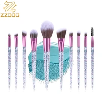zzdog 710pcs high quality cosmetics tool kit soft makeup brushes set eye shadow powder foundation eyebrow blending beauty brush