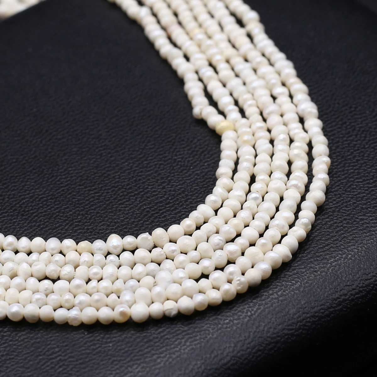 Бусины Из Натурального пресноводного жемчуга 2 мм