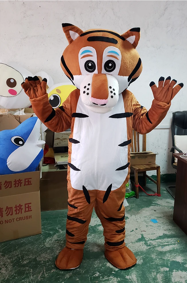 Tige костюм талисмана мультяшное животное белка лев косплей кукла одежда для