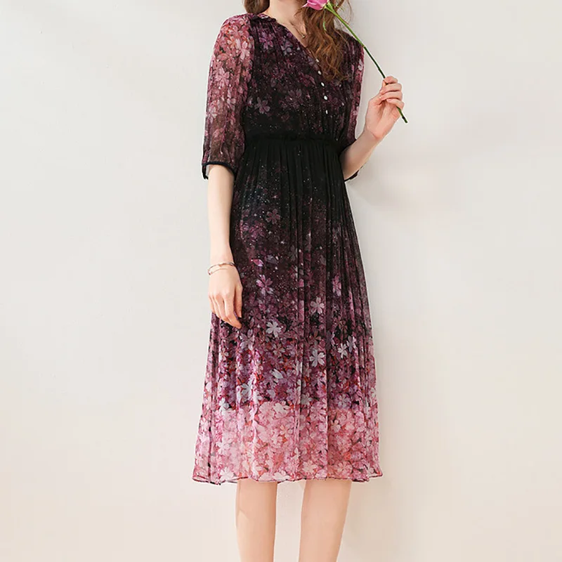 Женское платье EVNISI фиолетовое