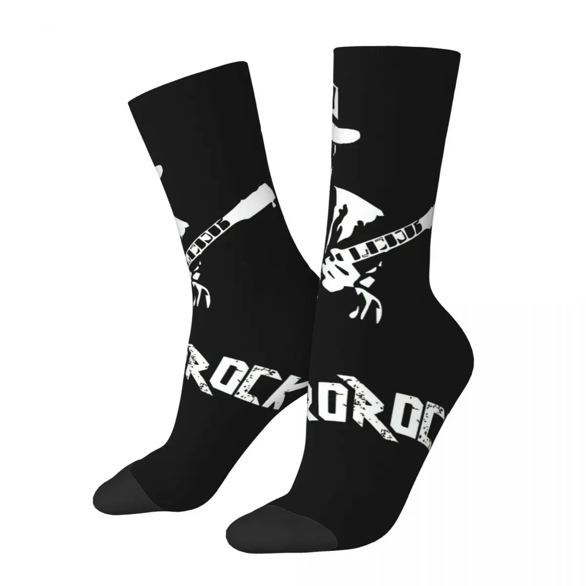 

Happy Funny Men's compression Socks HorroRock Vintage Harajuku The Invisible Man Adrian Movie Hip Hop Novelty Seamless Crew Sock
