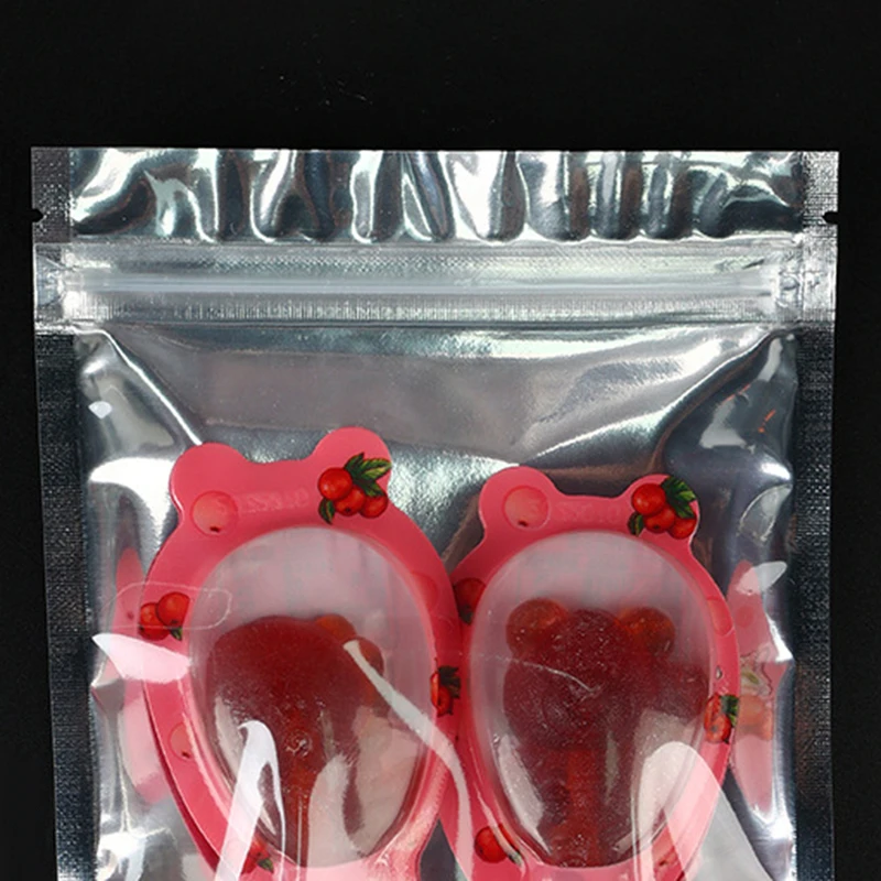 100 шт./партия антистатические алюминиевые пакеты с застежкой-молнией