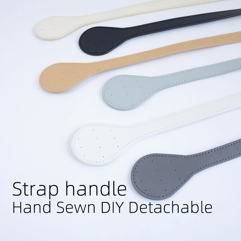 New 1 pair long bag strap for DIY handmade bags PU leather handles belt Hand Sewing for ladies Women’s bag accessories