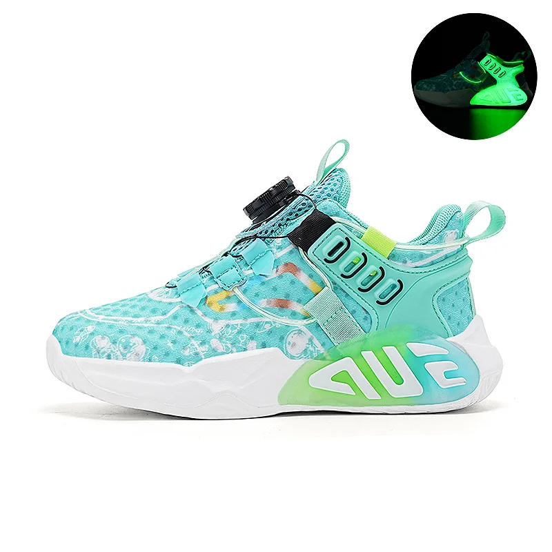 For Boys Brand Basketball Shoes Children's Sneakers Lightweight Girls Tenis Outdoor Running Shoes