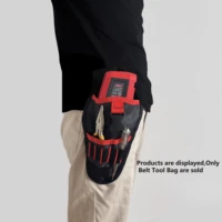 lodestar multifunction oxford cloth toolkit electrician instrument hardware storage pouch diy waist belt tool bag