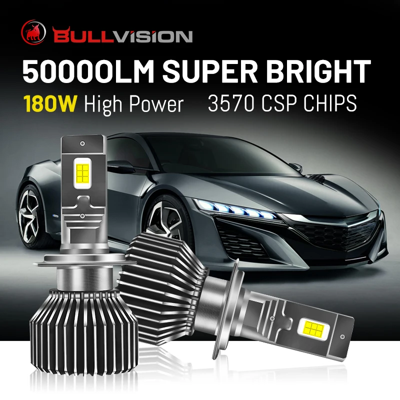 Светодиодные фары K5C Pro 180 Вт H7 H4 H11 высокой мощности 9005 лм H1 H8 HB4 HB3 9006 6000 лампа K CSP Turbo