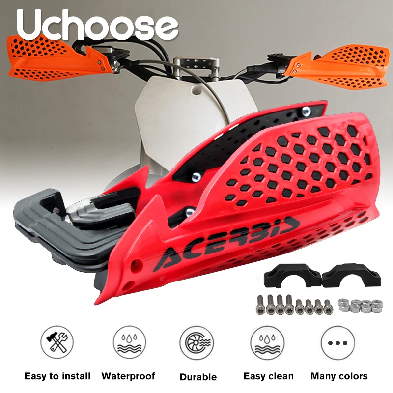 

22mm Hand Guards Protection For Motorcycle Dirt Pit Bike ATV More Colors Motocross Handbar Handguard Protector