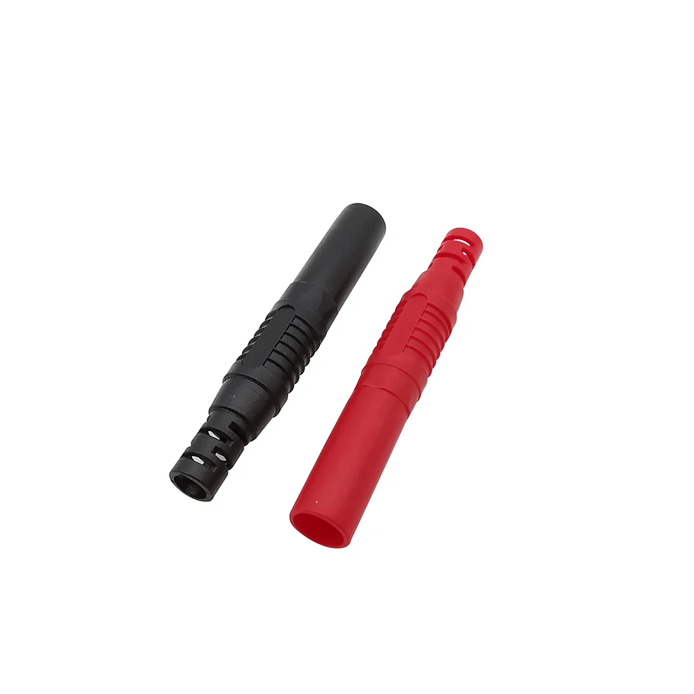 2/5/10 шт. изолированный безопасный штекер типа банан 4 мм прямой припой соединитель