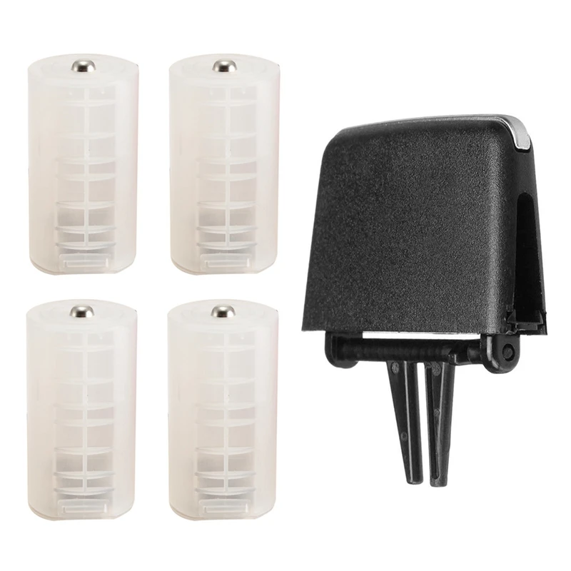 

ABGZ-4PCS прочная батарея размера от 2AA до D, адаптер для BMW A/C, зажим для вентиляционной решетки кондиционера