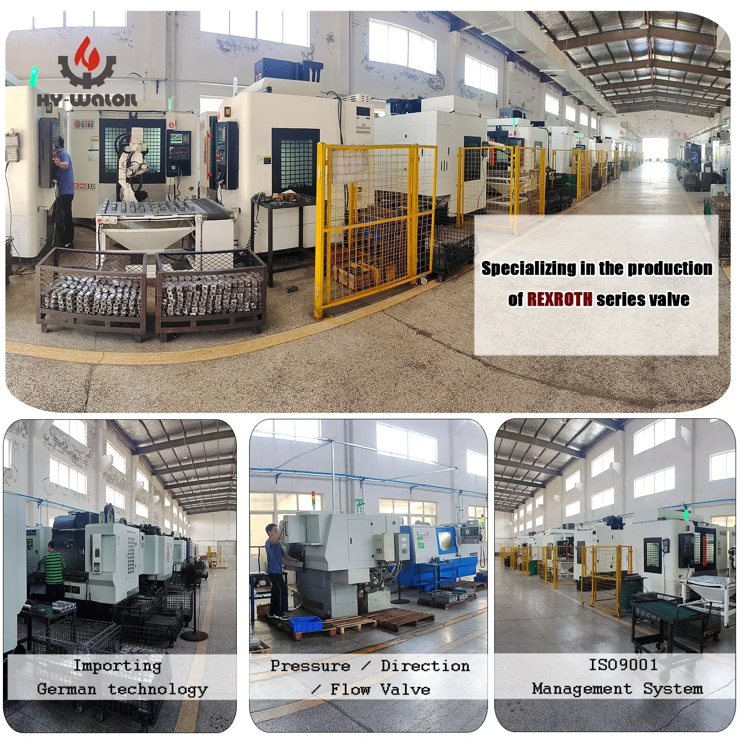 Hy-Waloil DCV60 моноблочный направленный гидравлический регулирующий клапан