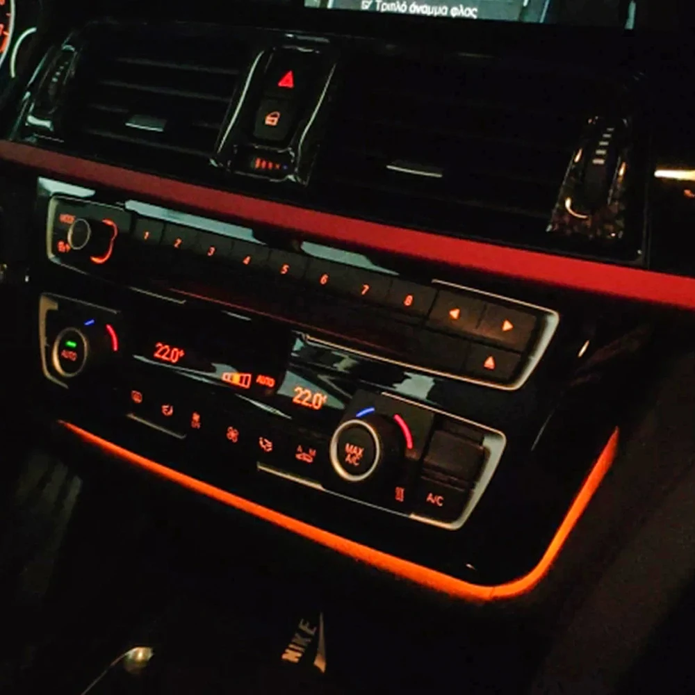 

Светильник панель переменного тока для центральной консоли BMW 3 4 серии F30 F31 F36 M3 M4, радио, отделка, Светодиодная панель, атмосфера, светло-голу...