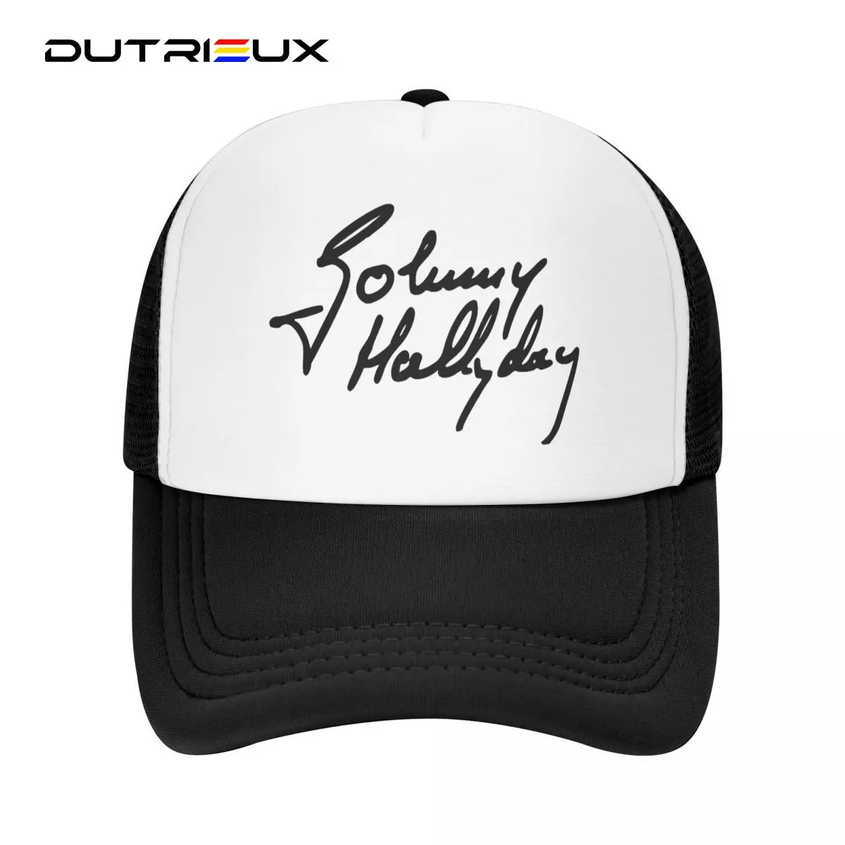 

Personalized French Legend Rock Johnny Hallyday Baseball Cap Women Men Breathable Trucker Hat Outdoor Snapback Caps Summer Hats