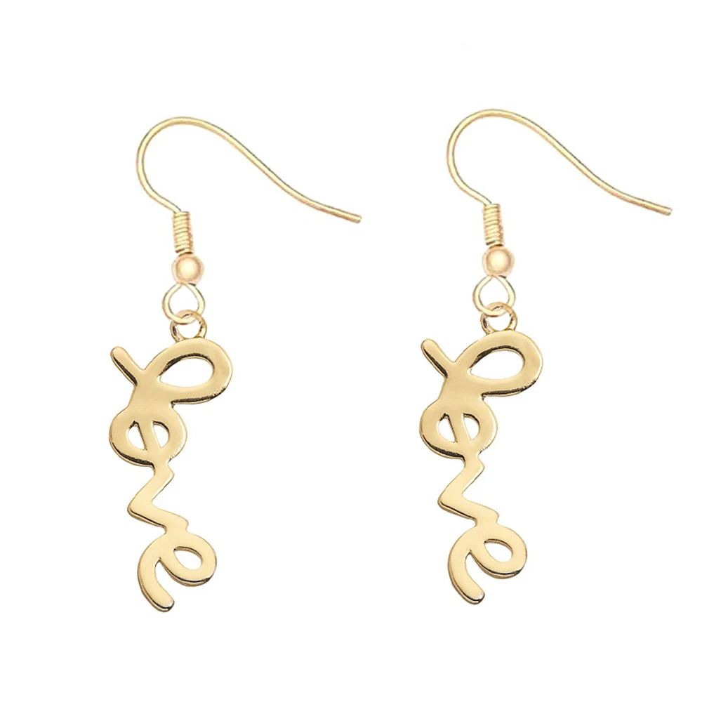 Прямая продажа с завода Металлические Блестящие бриллиантовые серьги открытым