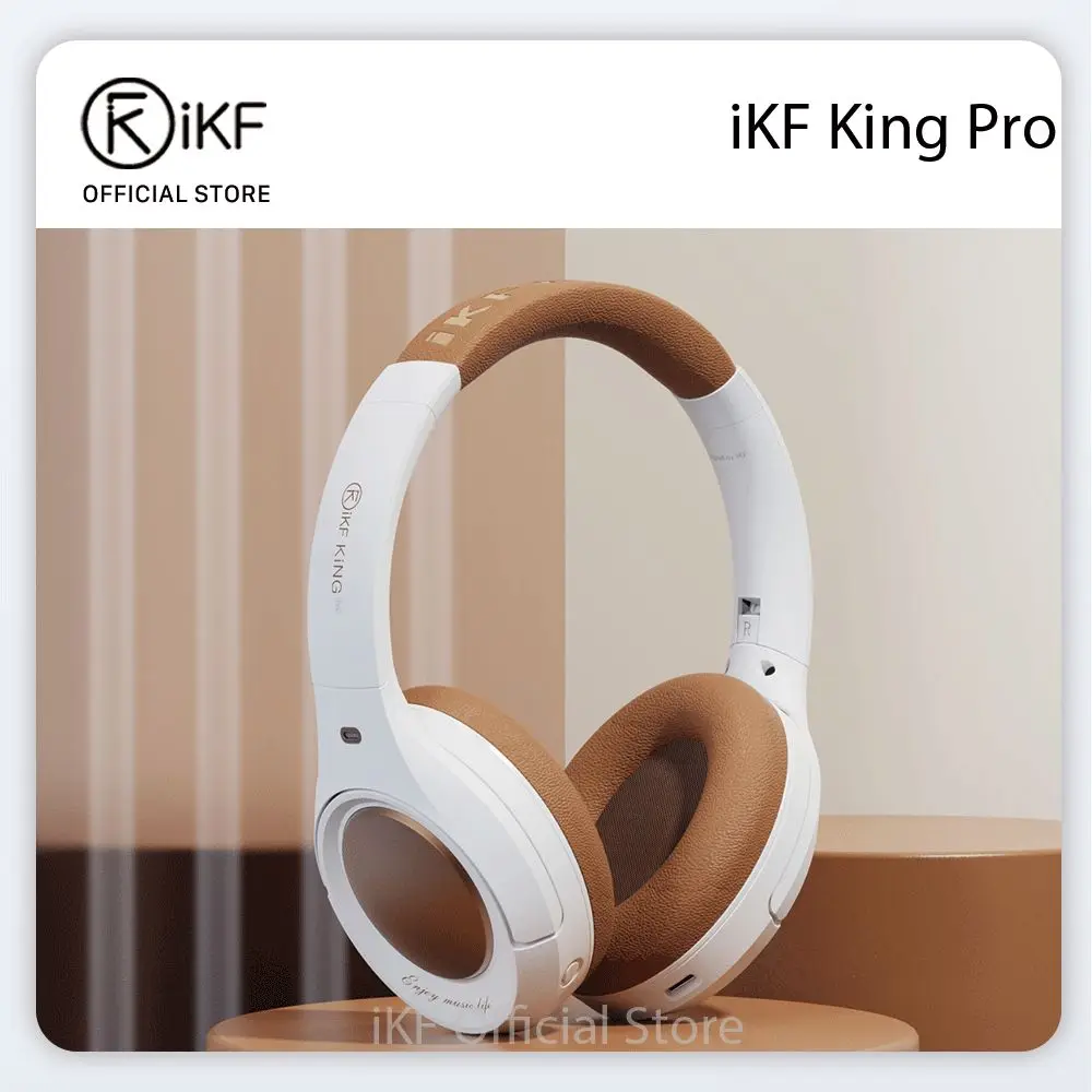 

Беспроводная Bluetooth-гарнитура iKF King Pro с функцией активного шумоподавления