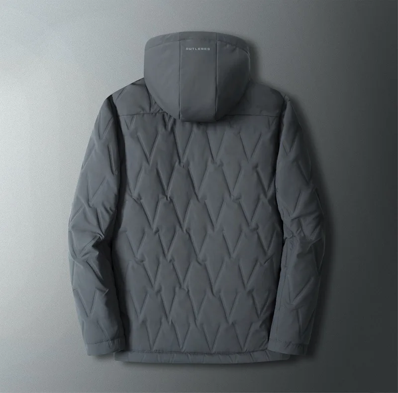 Men's Cotton-padded Jacket Velvet Thickening Winter Warm Hooded Windbreaker Parka Plus Size 5XL Coats Men Clothing