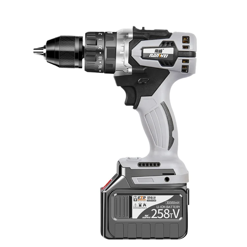

Brushless rechargeable electric hammer lithium battery three-function impact electric drill electric pick cordless power tool