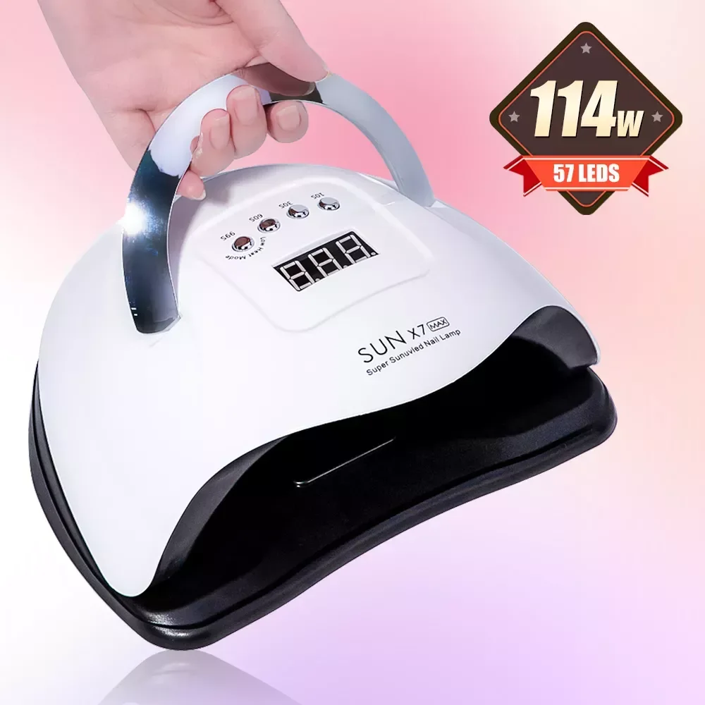 

NEW UV Led Lamp Nail Dryer 114W For All Types Gel 57 PCS LED Lamp for Nails Design Nail Art Manicure Tools