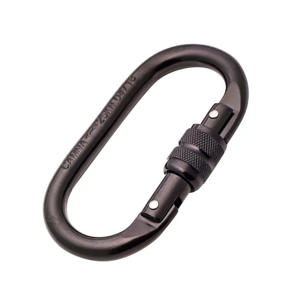 

Screw Locking Carabiner O Rock Climbing Clips for Hiking