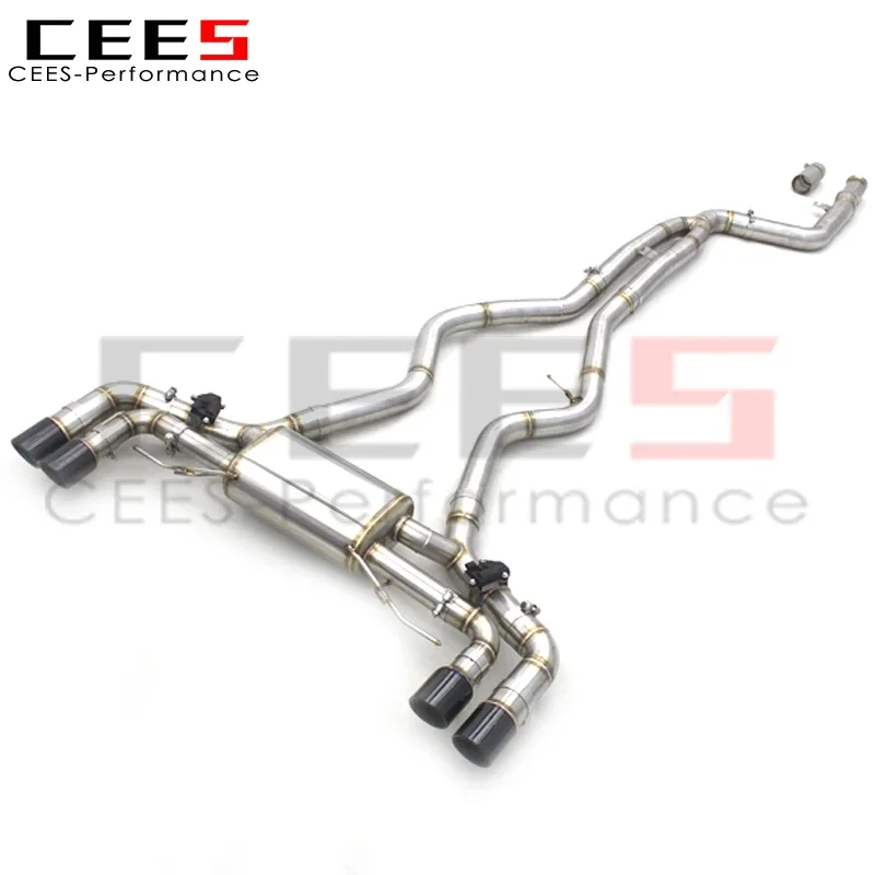 CEES Performance Титановые выхлопные системы Catback для BMW M340/M340i G20 3.0T 2019-2023 гоночный