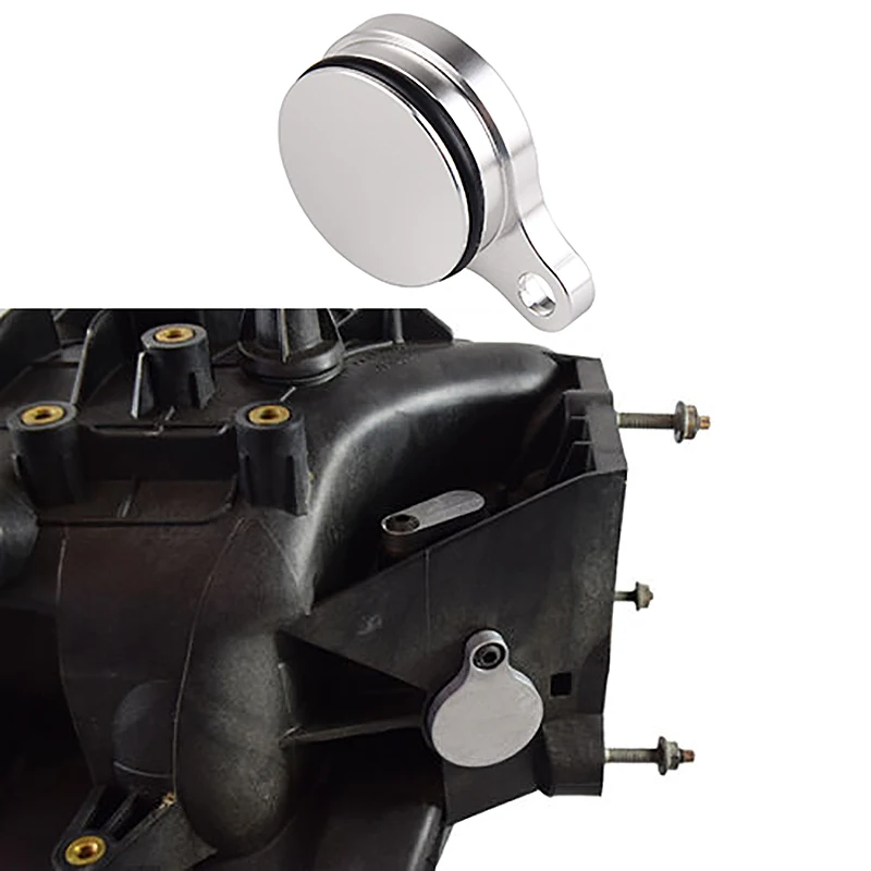 Для Ls Lq4 Egr заглушка трубки впускного блока Off Plate Lsx Silverado 4 8 л 5 3 6 0