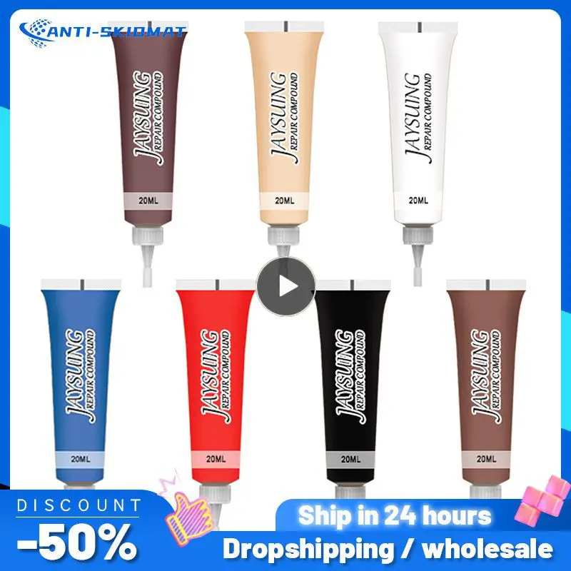 

20ml Car Seat Leather Repair Agent Vinyl Repair Kit Car Instrument Panels Sofas Coats Repair Gel 7Color Leather Repair Gel TSLM1