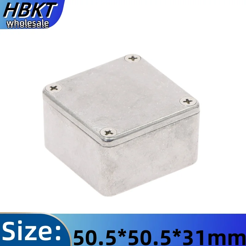 1 шт., серебристый алюминиевый корпус, 50,5x50,5x31 мм