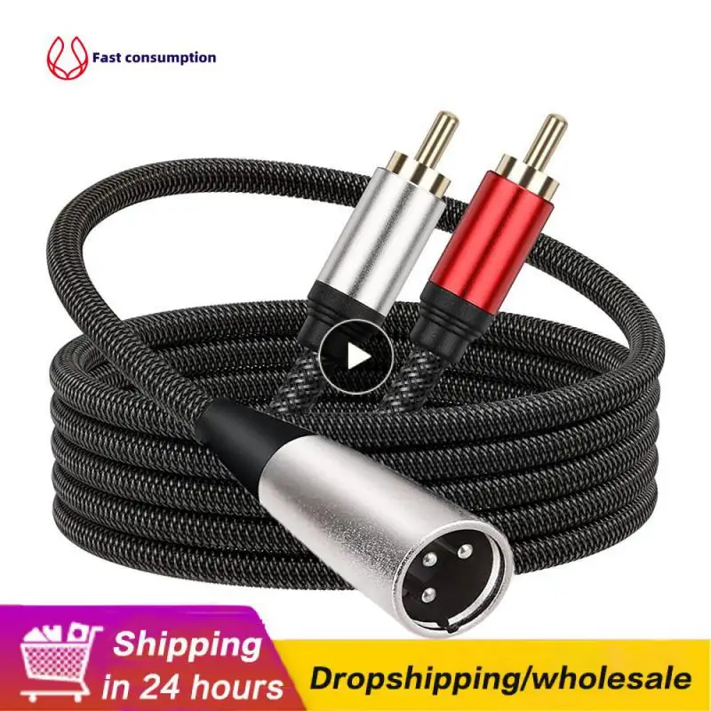 

Accurate Measurement Connecting Line New Product Tinned Copper Wire Audio Connection Cable Stereo High Fidelity Audio Cable