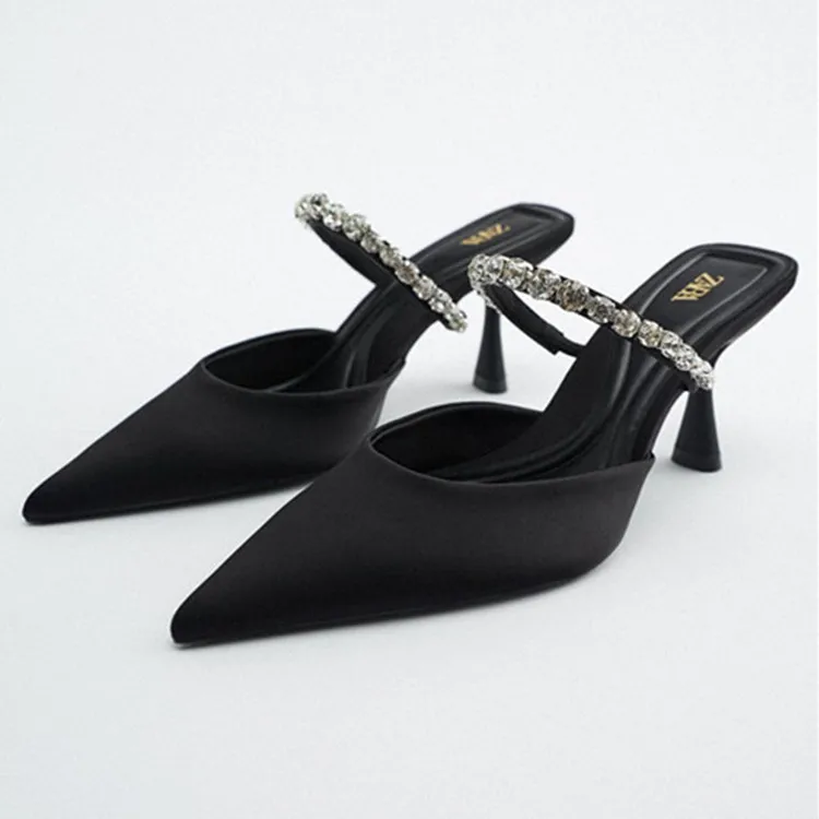 

New Women Sandals 2022 Summer Luxury Designer High Heels In Rhinestones Sexy Leopard Crystal Sandals Shoe for Women Plus Size 42