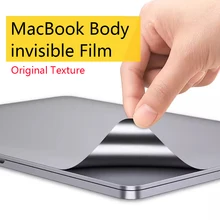 Original Texture Laptop Skins Protection Film For Macbook Air 13 13.6 15.3 M2 Pro 14 16 2023 Anti-Scratch Laptop Cover Sticker