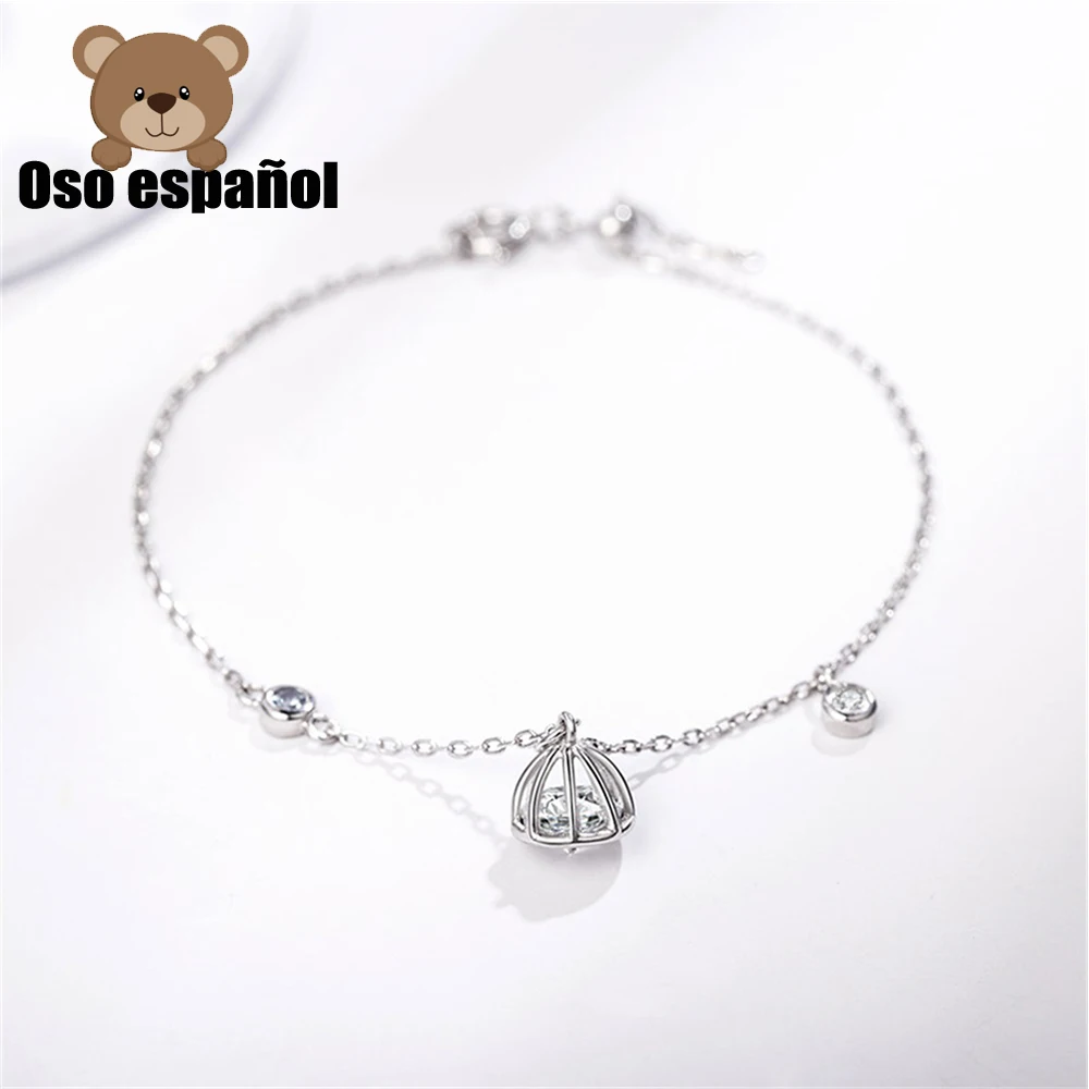 TS-DZ007 Toss Bear Sterling Silver Copy Jewelry Spanish Bear Version Jewelry Women's Fashion Necklace Pendant Women Gift