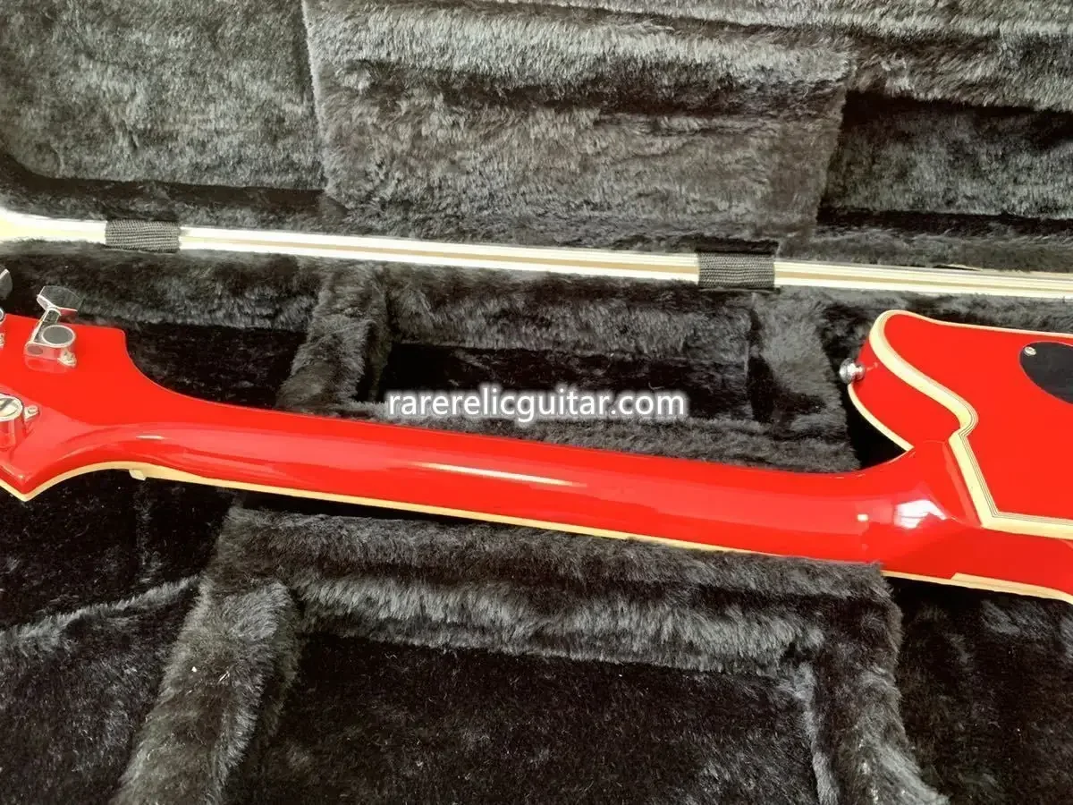 Редкий Адриан Ванденберг красная электрическая гитара искусственный мост